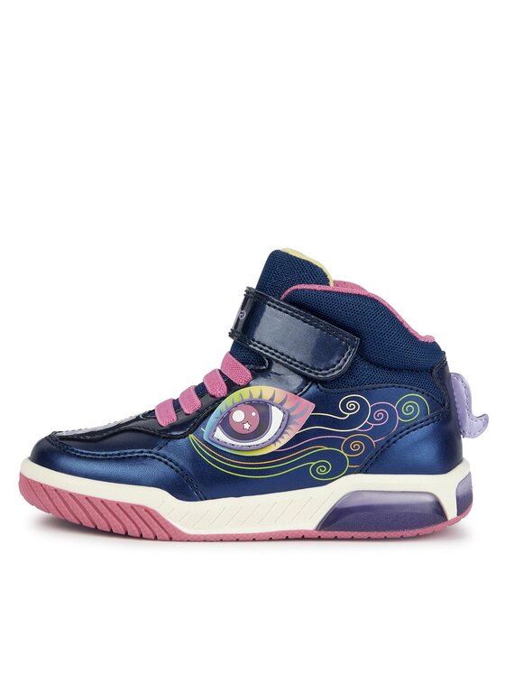 Geox Geox Sneakersy J Inek Girl J36ASB 0NFEW C4243 D Tmavomodrá
