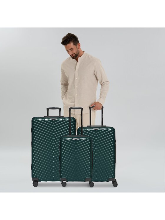 Redolz Redolz Komplet walizek 301086 Zielony