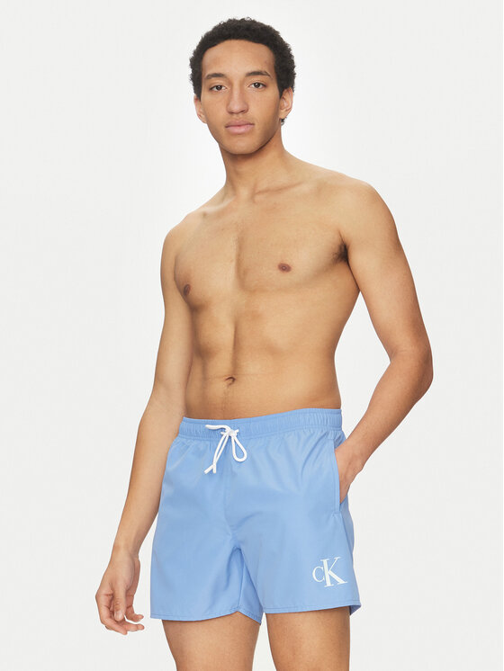 Calvin Klein Swimwear Calvin Klein Swimwear Pantaloncini da bagno KM0KM01101 Blu Regular Fit