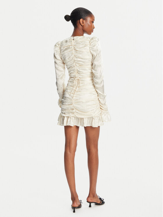 ROTATE ROTATE Coctailkleid 113955858 Écru Slim Fit