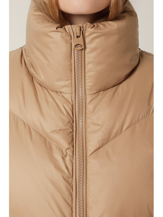 Lancerto Lancerto Kurtka puchowa Rorby KU073225000027 Brązowy Regular Fit