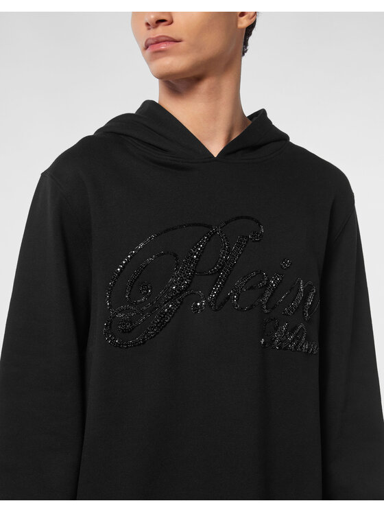 PHILIPP PLEIN PHILIPP PLEIN Felpa 26907 Nero Regular Fit