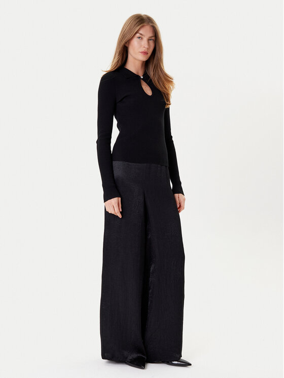 Marella Marella Megztinis Plume 2525366111 Juoda Slim Fit