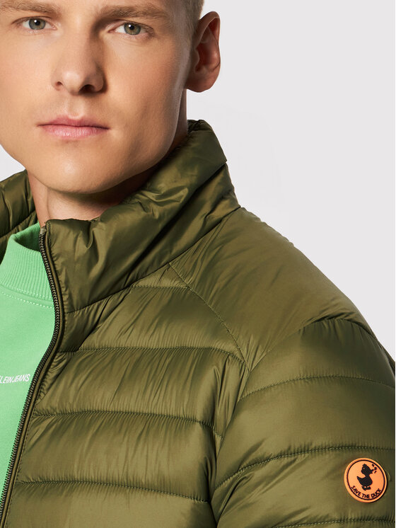 Giubbotto piumino D32430M GIGA13 Verde Regular Fit...