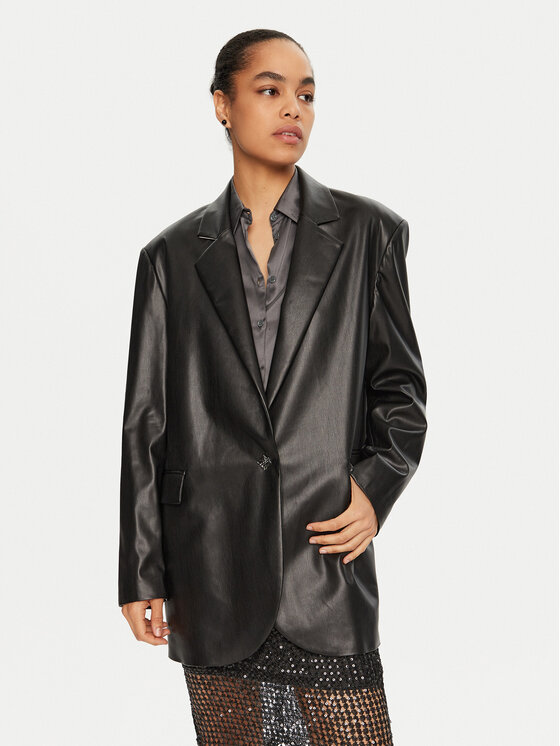 TWINSET Sako 242AQ2042 Čierna Regular Fit