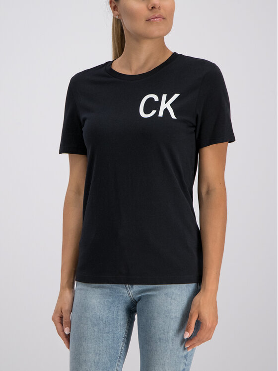 Calvin Klein Jeans Calvin Klein Jeans T-Shirt J20J211806 Schwarz Regular Fit