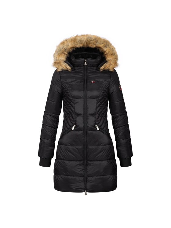 Geographical Norway Geographical Norway Kurtka puchowa WY4579F/GN-NOIR Czarny Regular Fit