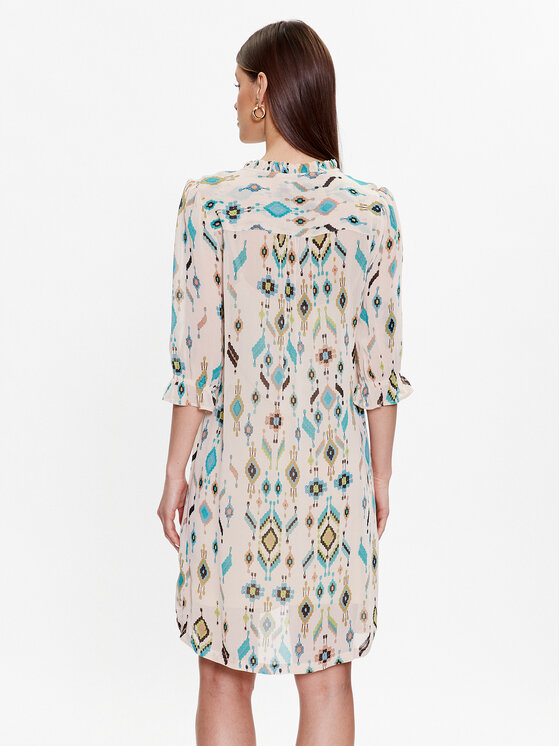 Cream Cream Vsakodnevna obleka Esra 10611175 Modra Regular Fit