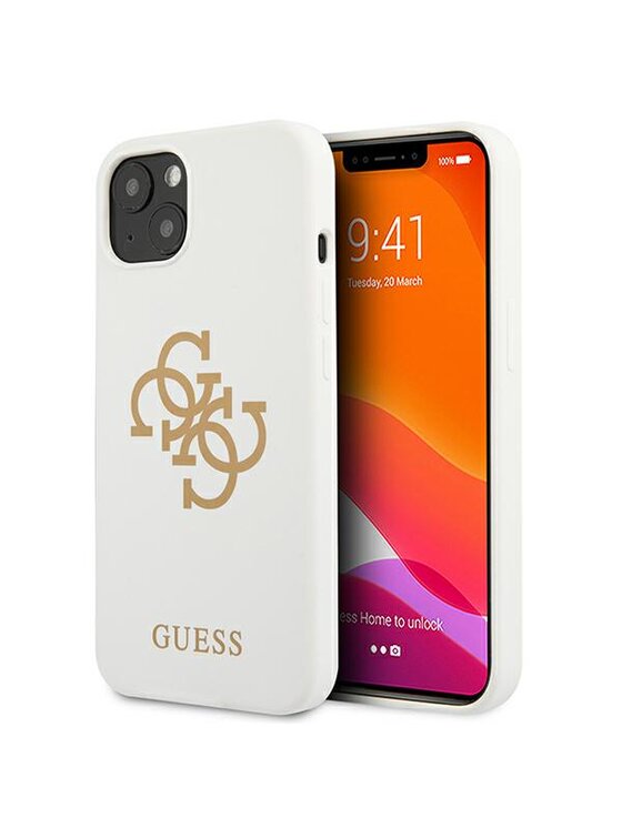 Guess Guess Etui na telefon iPhone 13 Mini Biały