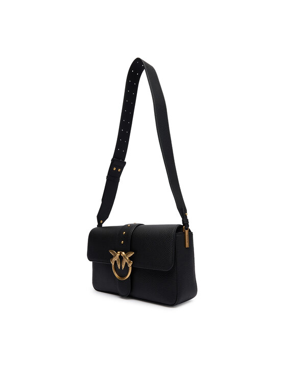 PINKO PINKO Handtasche Love One Classic Slouchy Fl PLTT 104524 A2OX Schwarz