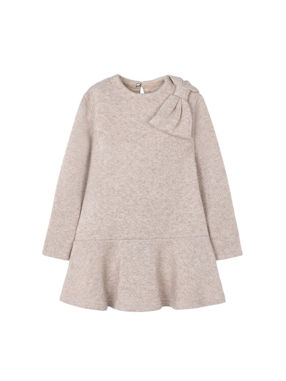 Mayoral Mayoral Трикотажна сукня 4991 Бежевий Regular Fit