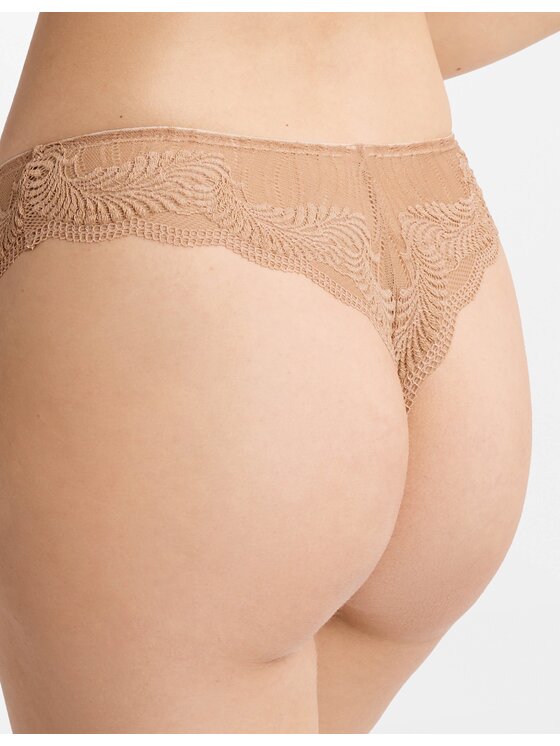 Esotiq Esotiq Stringi 40558 Brązowy