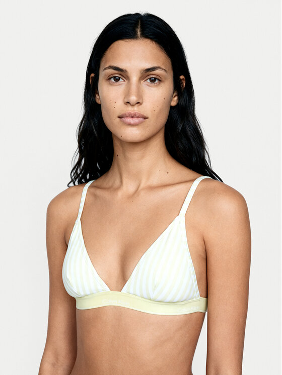 Calvin Klein Swimwear Calvin Klein Swimwear Горнище на бански LV00Q61208 Зелен