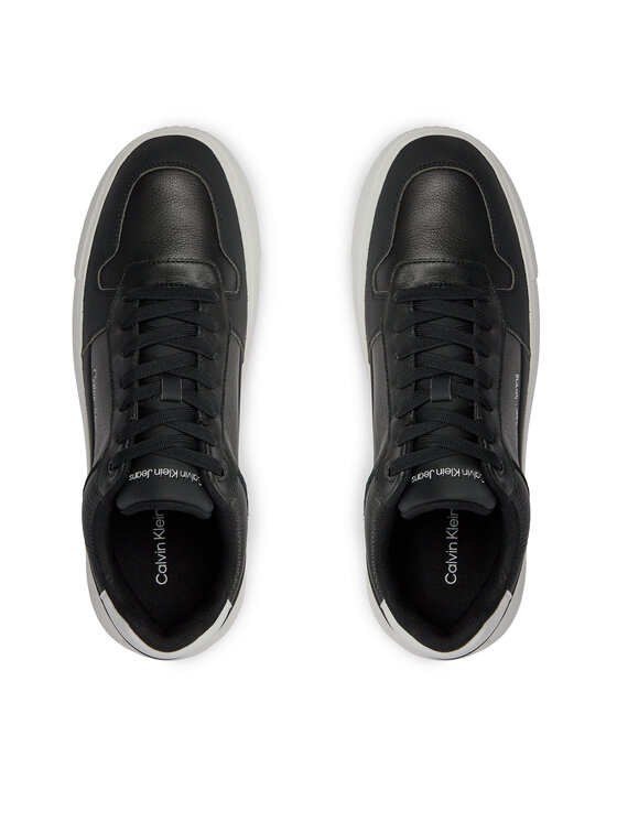 Calvin Klein Jeans Calvin Klein Jeans Sneakersy Chunky Cupsole Low Lth In Sat YM0YM00873 Čierna