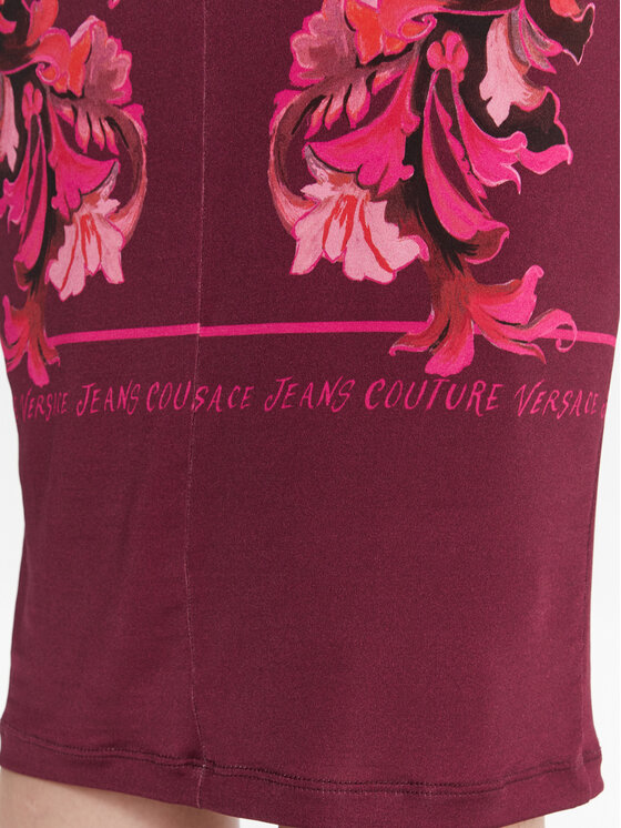 Versace Jeans Couture Versace Jeans Couture Každodenní šaty 79HAO9P0 JS524 Fialová Slim Fit