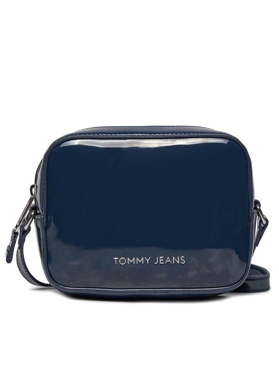 Tommy Jeans Ročna Torba Tjw Ess Must Camera Bag Patent AW0AW15826 Mornarsko Modra