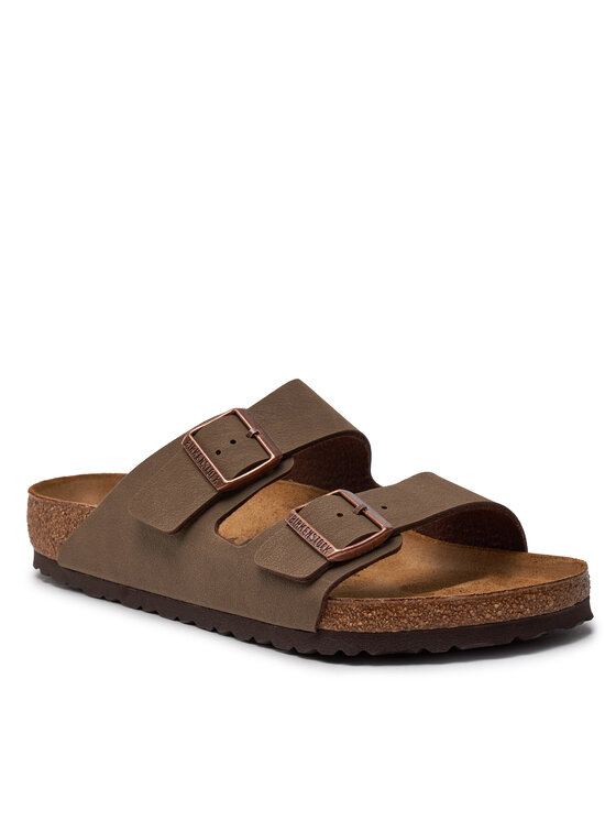 Birkenstock Birkenstock Papucs Arizona Birko-Flor nubuk 151181 Barna