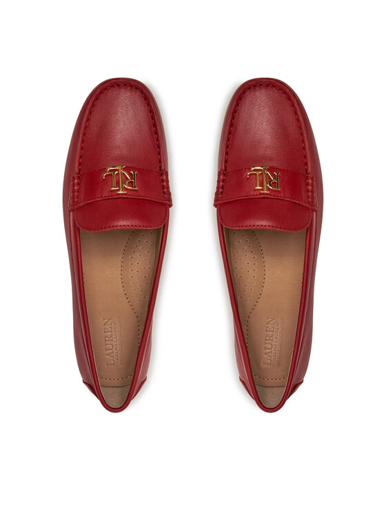 LAUREN RALPH LAUREN LAUREN RALPH LAUREN Mokasyny Barnsbury 802852847021 Czerwony