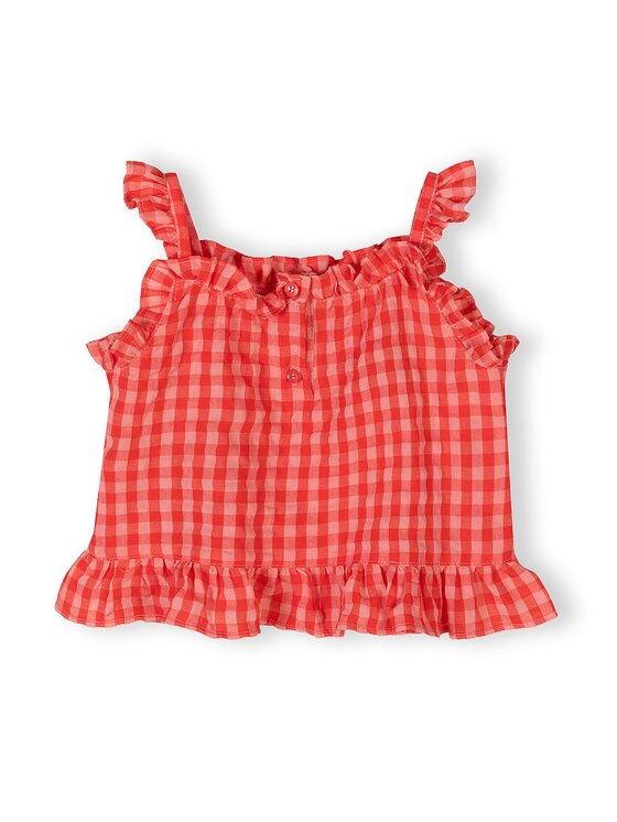 minoti minoti Komplet top i spodenki 30SET103 Pomarańczowy Regular Fit