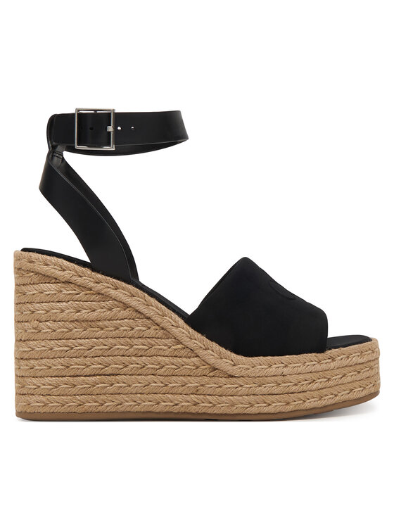 Calvin Klein Calvin Klein Espadrilky Wedge Espad 70 Neopr Mg HW0HW03014 Čierna