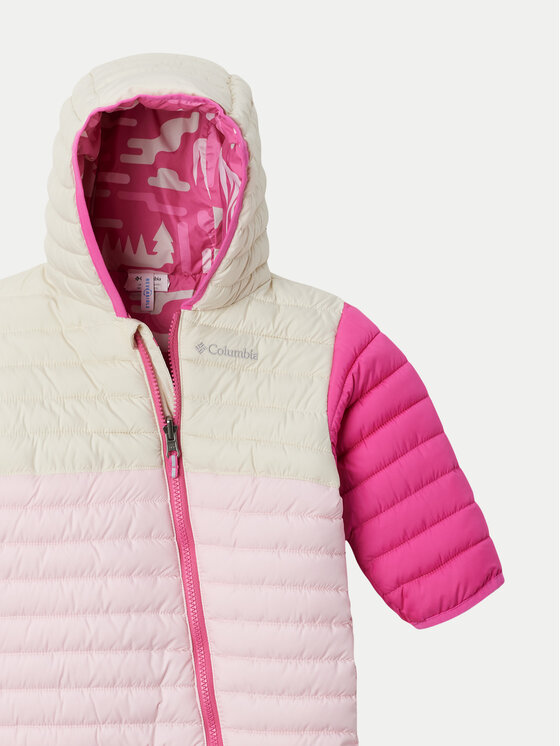 Columbia Columbia Зимен детски гащеризон Powder Lite™ II Reversible 2088751 Розов Regular Fit