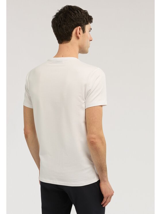 Trussardi Trussardi T-Shirt G0228000123N001 Biały Regular Fit