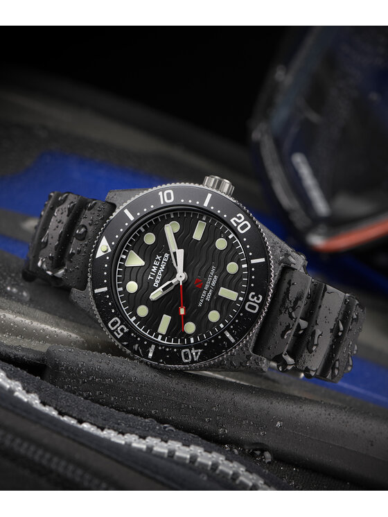 Timex Timex Zegarek TW2Y02200 Czarny