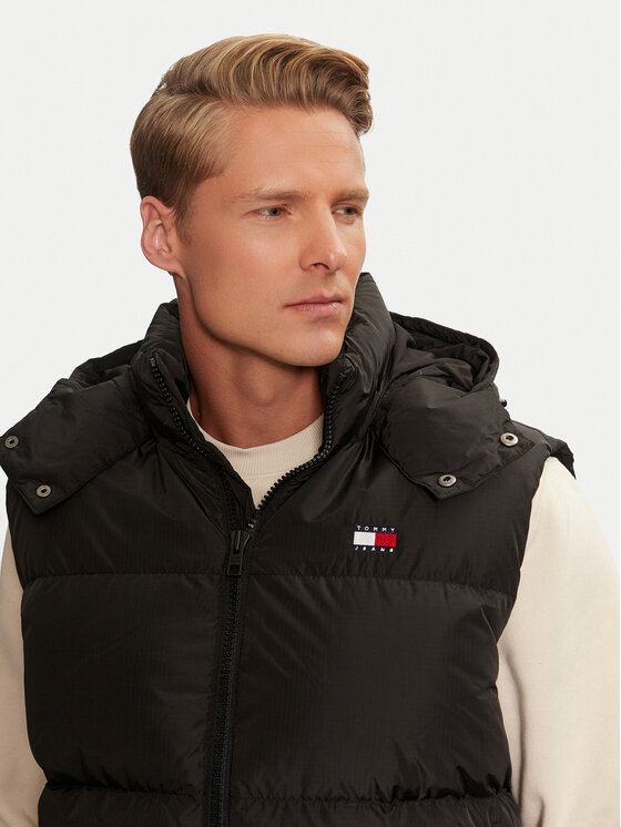 Tommy Jeans Tommy Jeans Telovnik Alaska DM0DM19538 Črna Regular Fit