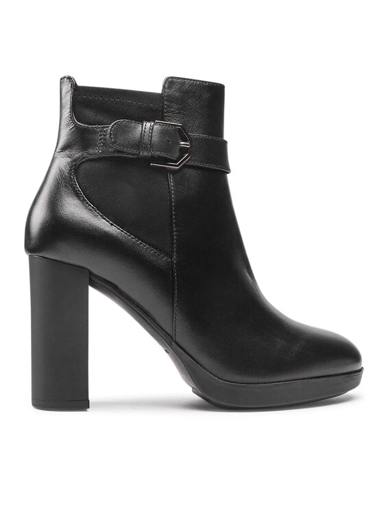 Geox Geox Členková obuv D Annya Pl.90 B D16PXB 085JZ C9999 Čierna