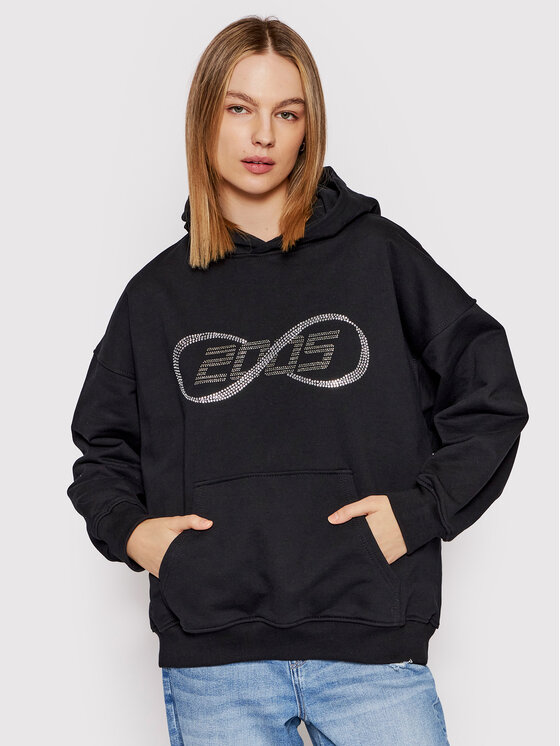 2005 2005 Džemperis Unisex Forever Juoda Regular Fit