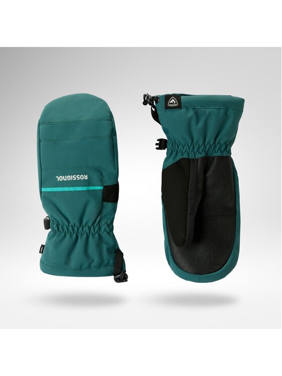 Rossignol Rossignol Rękawice narciarskie Jr Roc Mittens R-Shell Dry Zielony