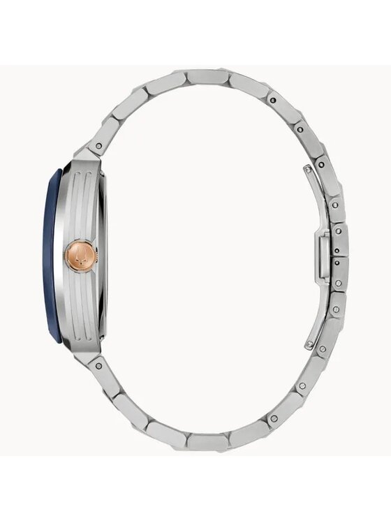 Bulova Bulova Zegarek 98A319 Srebrny