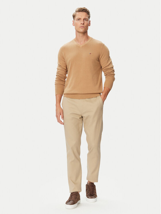 Tommy Hilfiger Tommy Hilfiger Πουλόβερ Pima MW0MW36519 Σκούρο μπλε Regular Fit