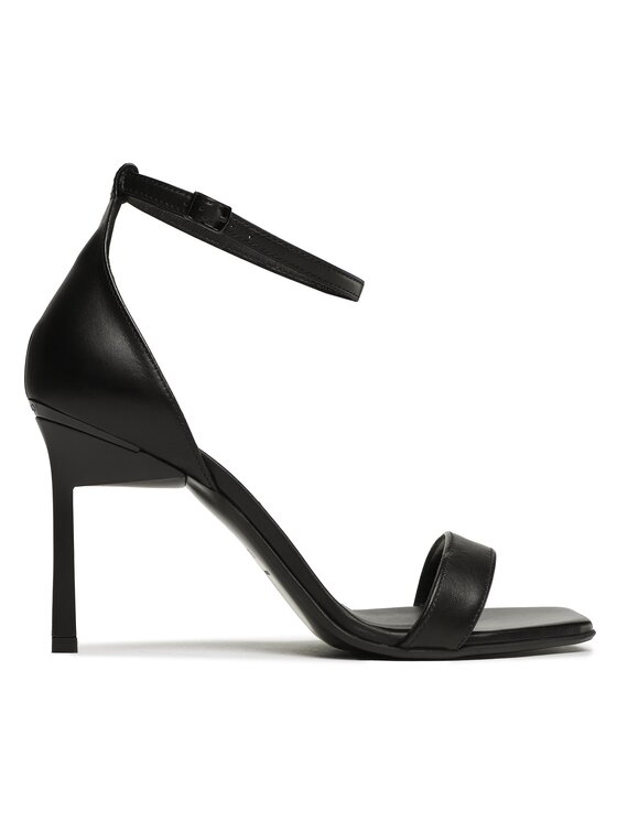 calvin klein sandales geo stiletto sandal 90hh hw0hw01610 noir