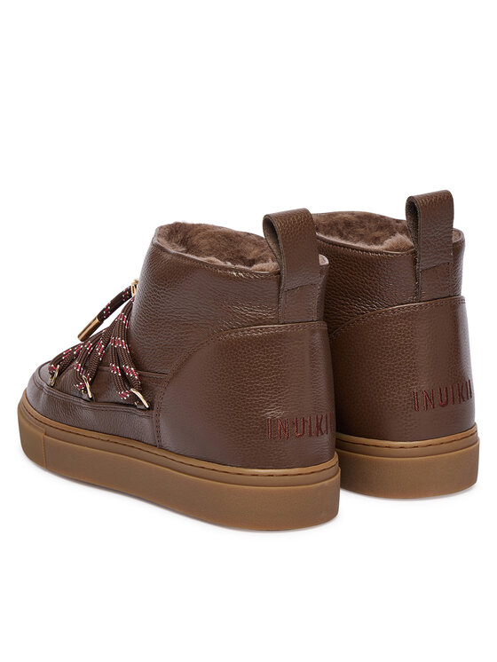Inuikii Inuikii Śniegowce Full Leather Gloss 1001.001.0371 Brązowy