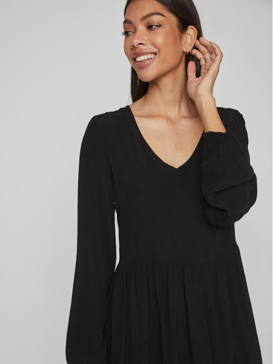 Vila Vila Rochie de zi Fini 14084533 Negru Relaxed Fit