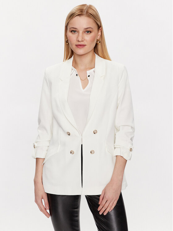 NAF NAF NAF NAF Піджак Efluidine XENW7 Écru Regular Fit