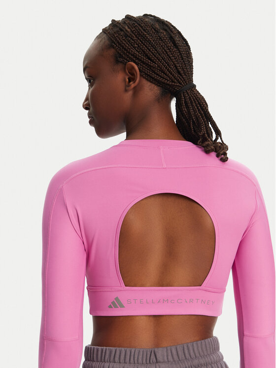 adidas by Stella McCartney adidas by Stella McCartney Techniniai marškinėliai TrueStrength JJ1644 Rožinė Slim Fit