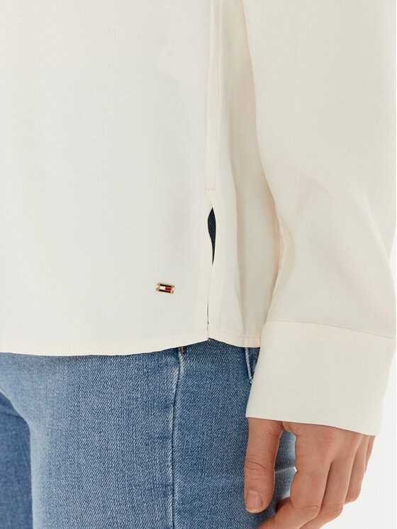 Tommy Hilfiger Tommy Hilfiger Πουκάμισο WW0WW44045 Μπεζ Regular Fit