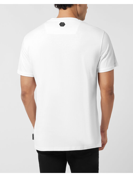 PHILIPP PLEIN PHILIPP PLEIN T-Shirt 26235 Biały Regular Fit