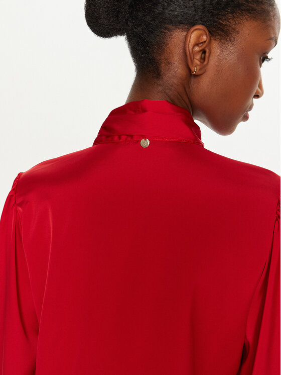 Rinascimento Rinascimento Bluse CFC0121009003 Rot Regular Fit