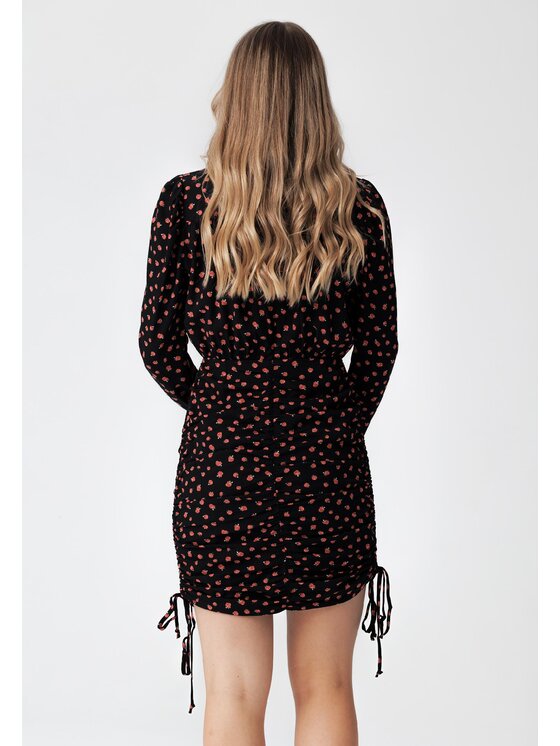 LAURELLA LAURELLA Sukienka codzienna 4TU018 Czarny Regular Fit