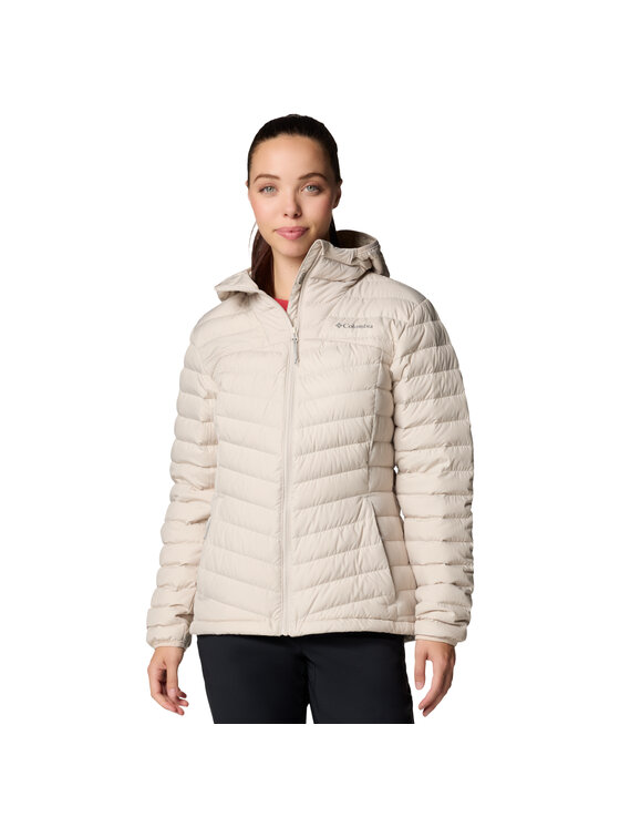 Columbia Columbia Kurtka przejściowa Columbia Westridge Hooded Down Jacket Beżowy Regular Fit