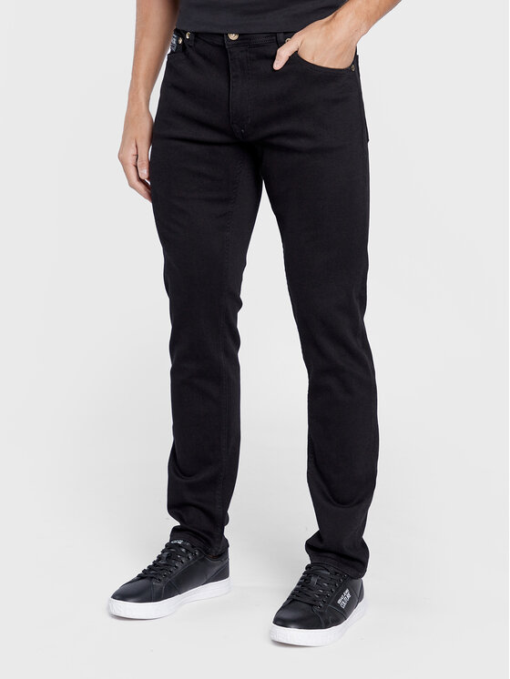 Versace Jeans Couture Versace Jeans Couture Jeansy Austin 73GAB550 Czarny Regular Fit