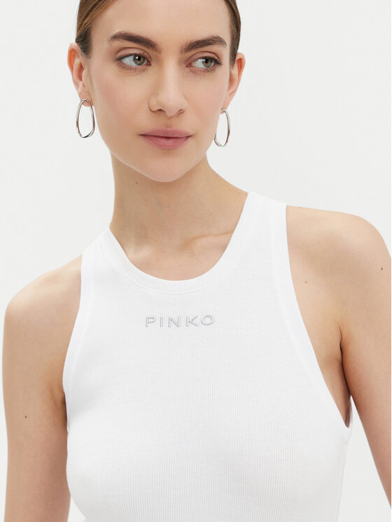PINKO PINKO Felső 100822 A2C1 Fehér Regular Fit