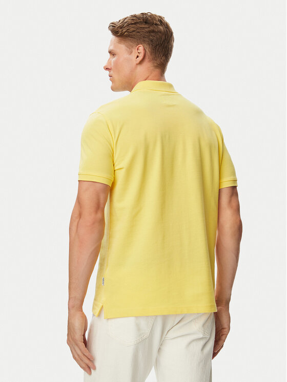 Beverly Hills Polo Club Beverly Hills Polo Club Polo P-SS26M-P42560_BBU Κίτρινο Regular Fit