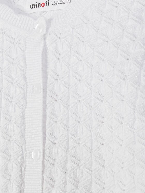 minoti minoti Kardigan 30KNIT155 Biały Regular Fit