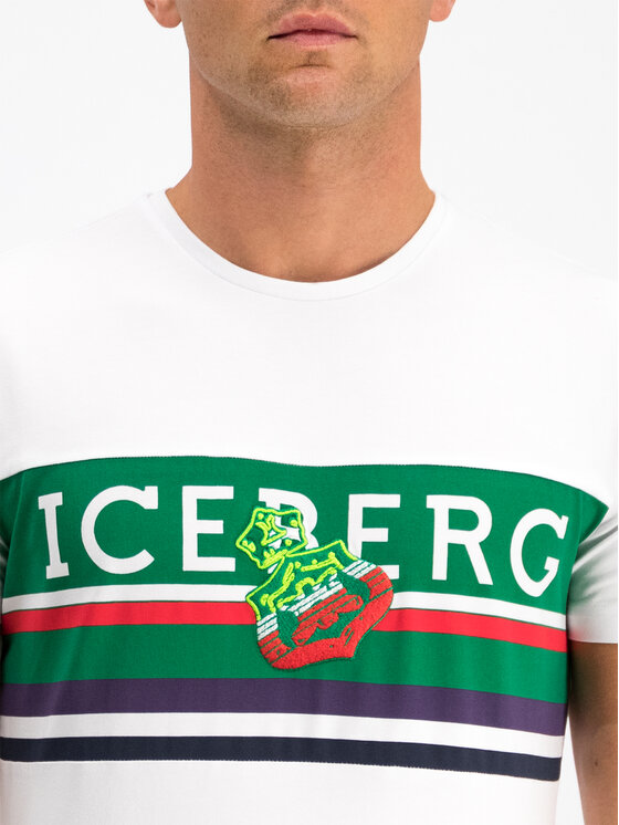 Iceberg Iceberg T-Shirt 19II1P0F0196309 Biały Regular Fit