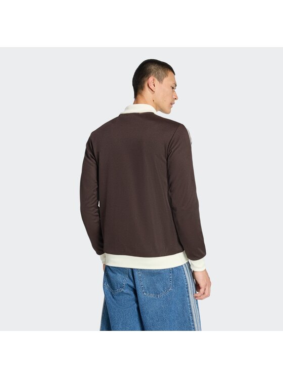 adidas adidas Суитшърт adicolor Classic KE1665 Кафяв Slim Fit