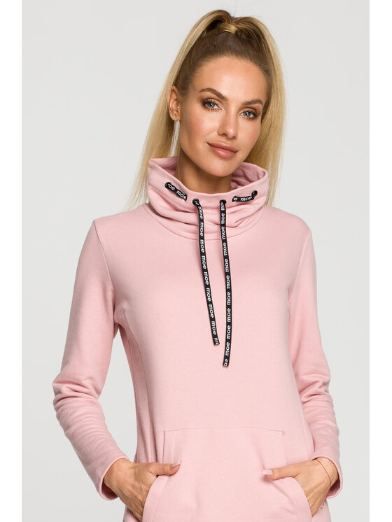 Made of Emotion Made of Emotion Každodenní šaty M688 Růžová Regular Fit